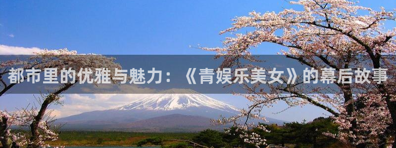 星空娱乐网站：都市里的优雅与魅力：《青娱乐美女》的幕后故事